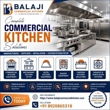 Commercial Kitchen Equipment Manufacturers in Delhi