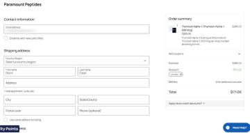 Up to 40% OFF All Products on Paramount Peptides