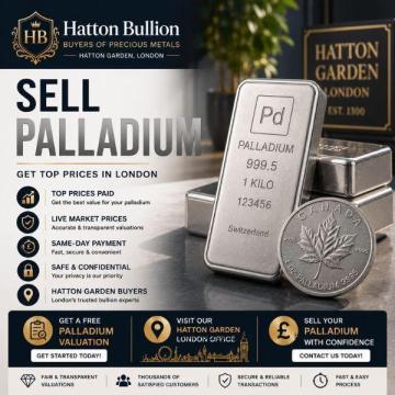 Sell Palladium in London - Get Top Prices Paid Today