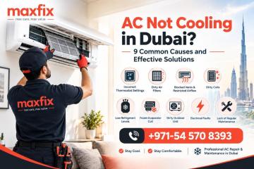 AC Not Cooling in Dubai? Get Expert AC Repair Services | MaxFix