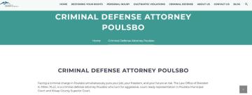 Criminal Defense Attorney Poulsbo