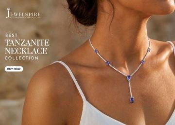 Best Tanzanite Necklace Collection | Buy at Jewelspire