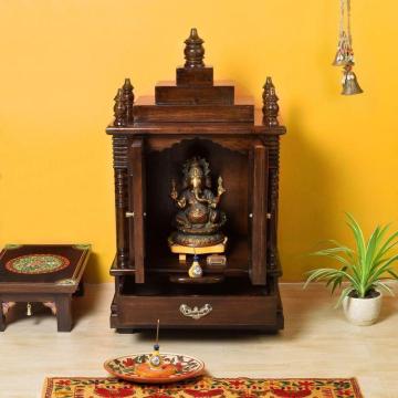 Wooden Pooja Mandir Online for Modern & Traditional Homes