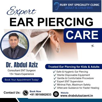 Best ENT Specialist in Tolichowki for Adults & Kids | Dr. Abdul Aziz ENT Doctor | Ruby ENT Specialit