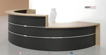 Shop the Lira Curved Reception Desk in Dubai – Order Now from Highmoon