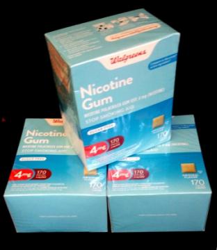 Nicotine gum and lozenges for Seniors