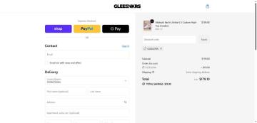 30% OFF Your Purchase on GleeSnkrs