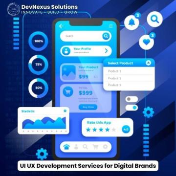 UI UX Development Services for Digital Brands