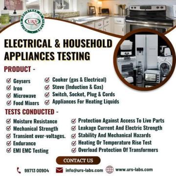 Electrical Household Products Testing Lab near Noida