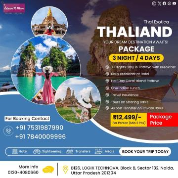 Thailand tour packages from delhi