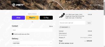 Pinty Scopes: 40% OFF All Your Choices