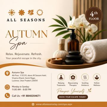Autumn Spa by All Seasons | Body Spa in Gomti Nagar, Lucknow