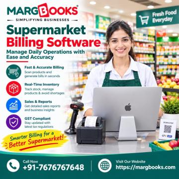 Supermarket Billing Software for Sales & Inventory | MargBooks