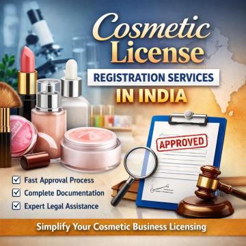 Cosmetic License Registration Services in India | LegalRaasta