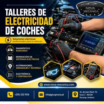 Talleres de Electricidad de Coches en Andorra | Nova Mecánica
