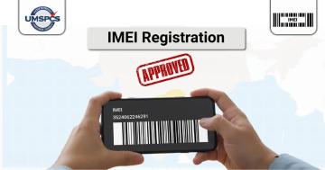 IMEI Registration Certificate for Mobile Device