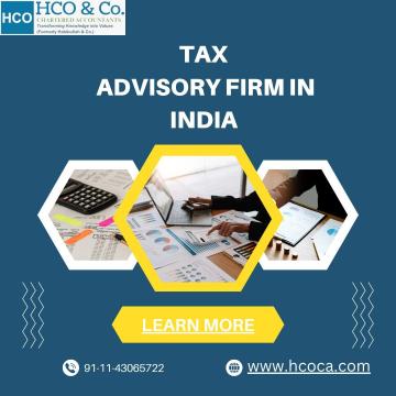 Tax Advisory Firms in India for Strategic Financial Planning