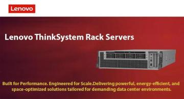 Best Lenovo ThinkSystem SR Series Rack Server Dealer Distributor in India