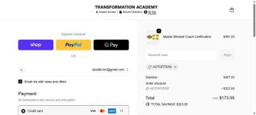 Transformation Academy: Up To 65% OFF Sitewide