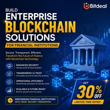 Build Enterprise Blockchain Solutions for Financial Institutions – Get 30% Off