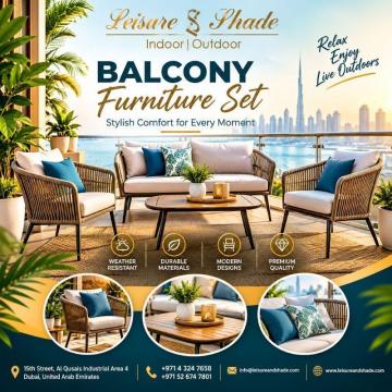 Premium Balcony Furniture Set Designs for Beautiful Outdoor Spaces