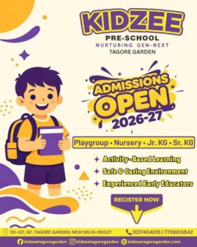 Top & Best Preschool in Tagore Garden