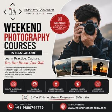 weekend photography courses in Bangalore