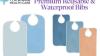 Premium Reusable & Waterproof Adult Bibs for Seniors and Patients