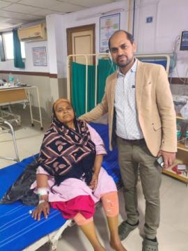 Dr Durga Shankar Dhillan awarded for Best hip replacement in kota