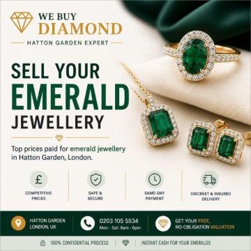 Sell Your Emerald Gemstones Online for Instant Cash, London UK