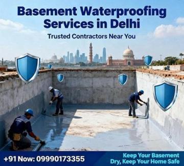 Basement Waterproofing in Delhi | Basement Waterproofing Contractors Services Near Me.