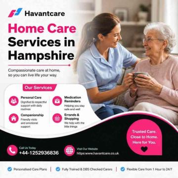 Trusted Home Care Services in Hampshire for Elderly & Adults
