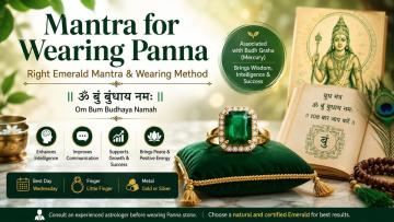 Mantra for Wearing Panna – Know the Right Emerald Mantra & Wearing Method