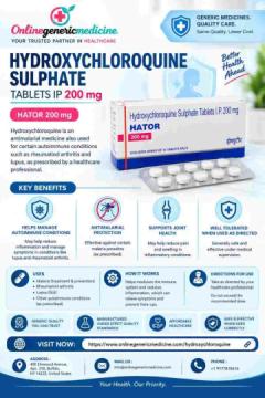 Hydroxychloroquine Sulphate Tablets IP 200 mg – Hator 200 | Online Generic Medicine