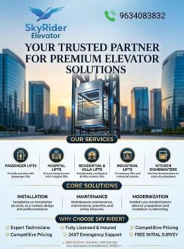 Lift Repair Service in New Delhi by Sky Ryder Elevator