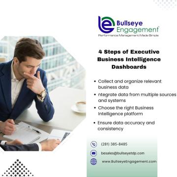 4 Steps of Executive Business Intelligence Dashboards
