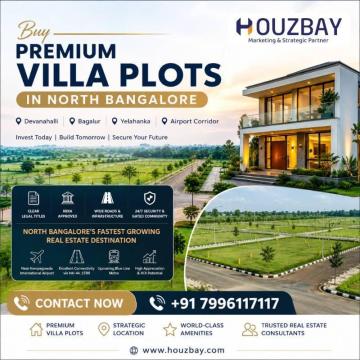 Buy Premium Villa Plots in North Bangalore | Houzbay