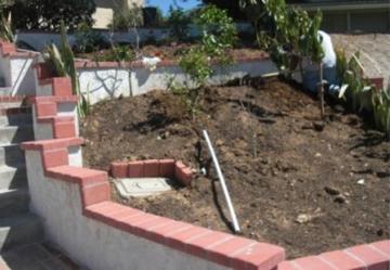 Colored Concrete Walkways Near Santa Ana