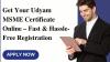 Get Your Udyam MSME Certificate Online – Fast & Hassle-Free Registration