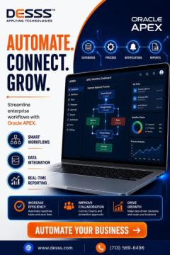 Oracle APEX Development Company Houston | APEX Experts