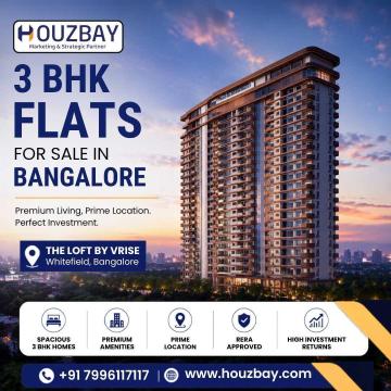 3 BHK Flats for Sale in Bangalore | Houzbay Real Estate Consulting