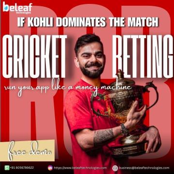 If Kohli dominates the match, run your app like a money machine