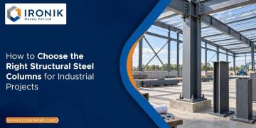 Structural steel columns distributor in Haryana | ironikmetals