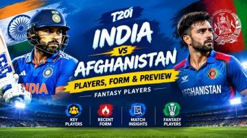 India vs Afghanistan T20I: Players, Form & Preview