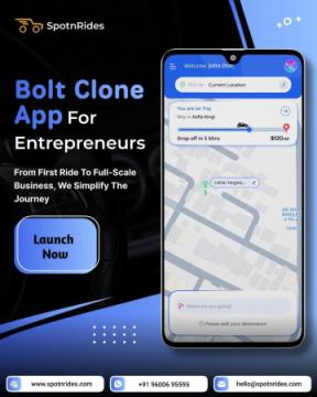 AI-Powered Bolt Clone for Your Ride-Hailing Business