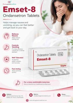 Emeset Ondansetron for Nausea & Vomiting | Online Generic Medicine
