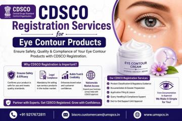Who Provides CDSCO Registration Services for Eye Contour Products?