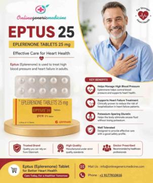 Eptus Tablet (Eplerenone) | onlinegenericmedicine