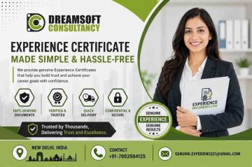 Professional Experience Certificate Provider Services
