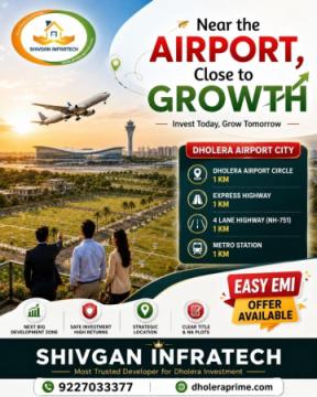 Plot Sale Near Dholera International Airport